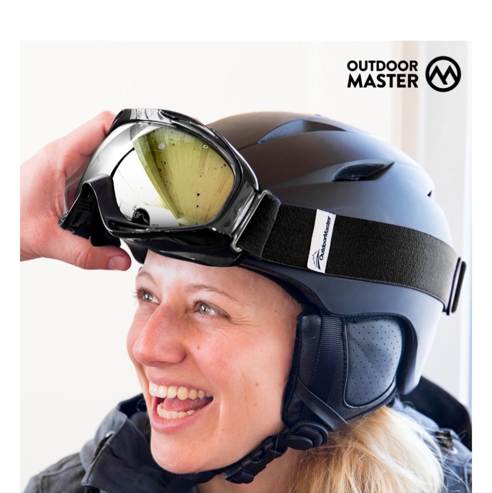 Black Outdoor Master Ski Googles  Bundle 2 Pair